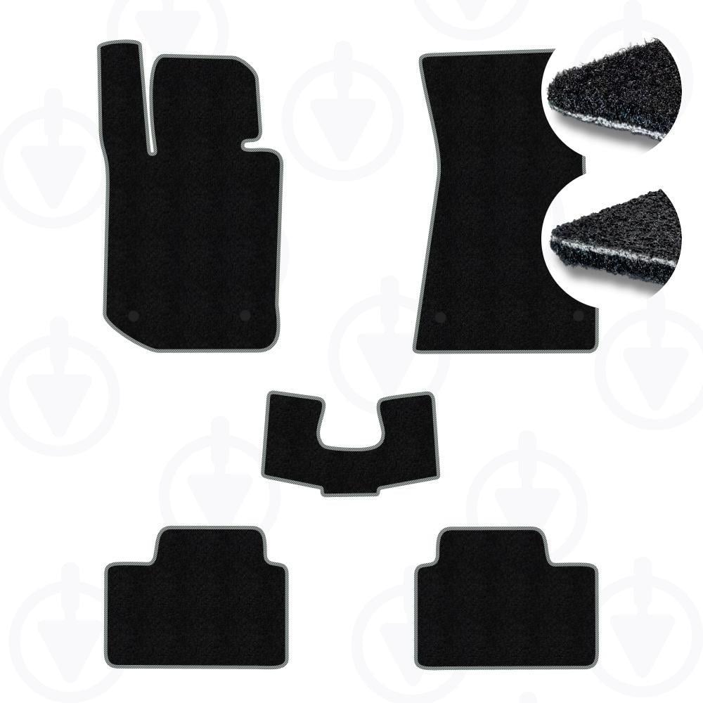 Комплект килимків в салон Star-Tex на BMW 3-Series G20 2019- р. текстиль/Ciak Чорний/Сірий (13328-62-05-08)