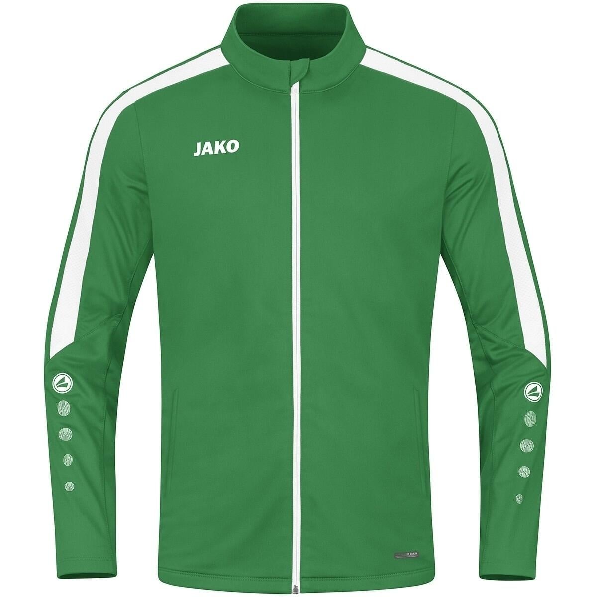 Олімпійка дитяча Jako POWER 164 см Зелено-білий (9323-200)