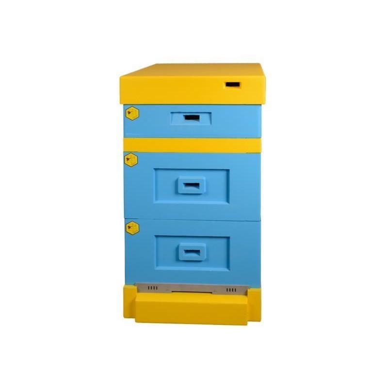 Вулик пінополістирольний Lyson Рута на 10 рамок з гігієнічним дном фарбований - фото 4