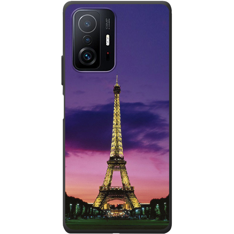 Чохол BoxFace Xiaomi 11T / 11T Pro Опівночі в Парижі Чорний силікон (43423-up964-44163)