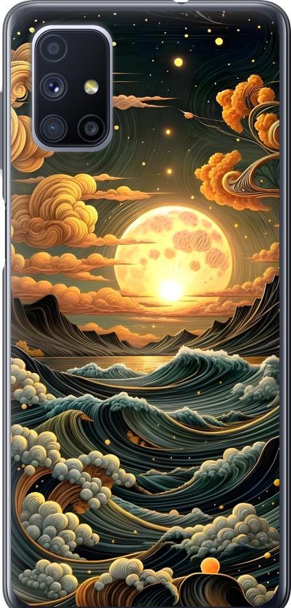 Чохол на Samsung Galaxy M51 M515F Арт хвилі (6332u-1944-42517)