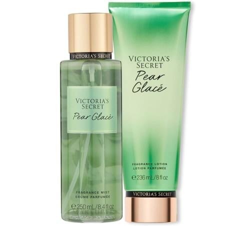 Подарунковий набір Victoria's Secret Pear Glacé спрей/лосьйон 250/236 мл