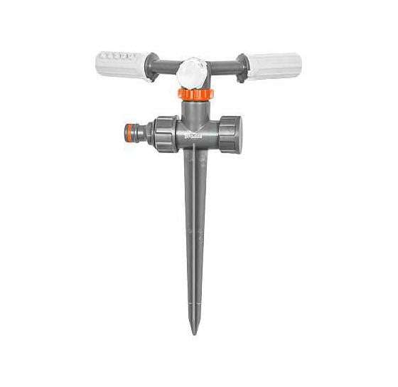 Ороситель вращающийся Bradas Line 3-рожковый на колышке White (21394)