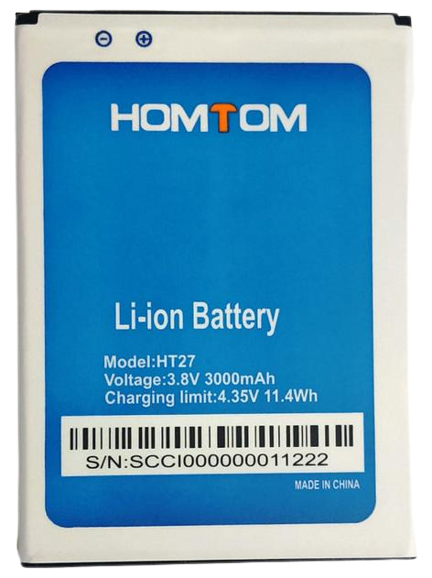 Акумуляторна батарея для Homtom HT27/HT27 Pro 3000 mAh (000021625)