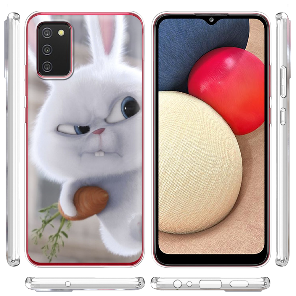 Чохол BoxFace Samsung A025 Galaxy A02S Rabbit Snowball Прозорий силікон (41511-up1116-41511) - фото 3