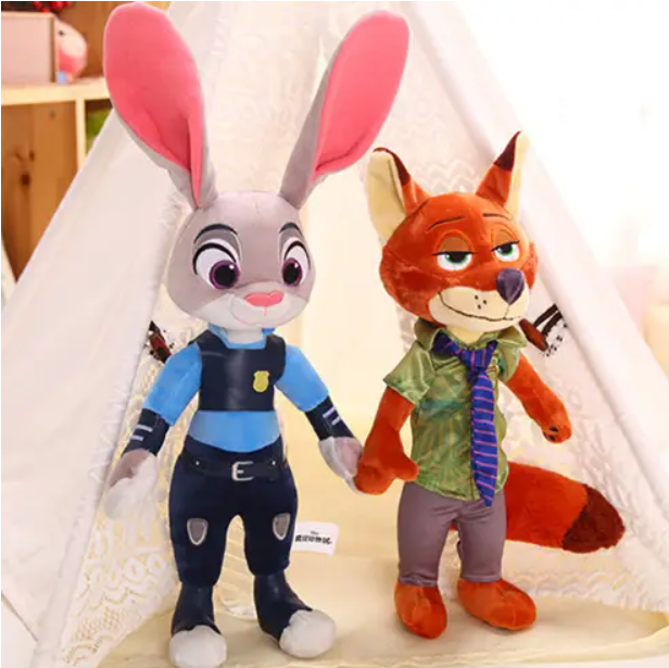 М'яка іграшка Джуді Хопс і Нік з мультика Зоотрополіс 40 см (ЗТР1) - фото 3 М'яка іграшка Джуді Хопс і Нік з мультика Зоотрополіс 40 см (ЗТР1) - фото 3