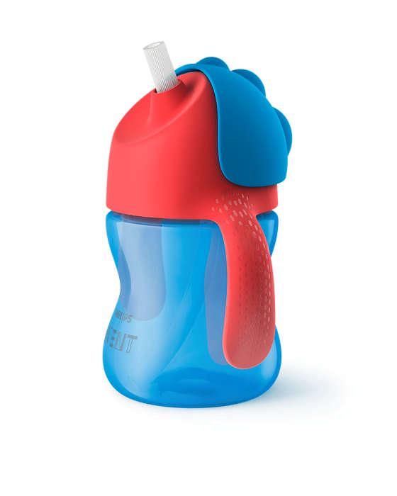 Бутылка-поильник для малышей Philips Avent 260 мл с трубочкой от 9 месяцев Синий (25775025) - фото 2 Бутылка-поильник для малышей Philips Avent 260 мл с трубочкой от 9 месяцев Синий (25775025) - фото 2