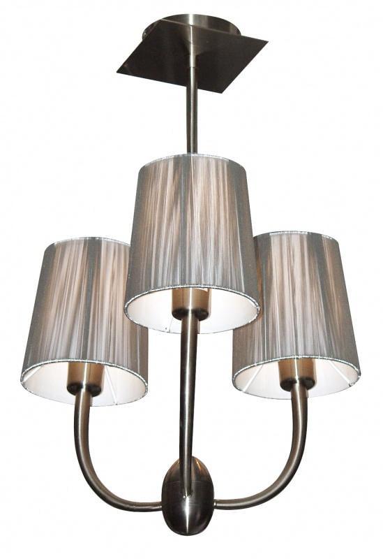 Люстра классическая Brille BR-473S/3G для кухни с абажуром