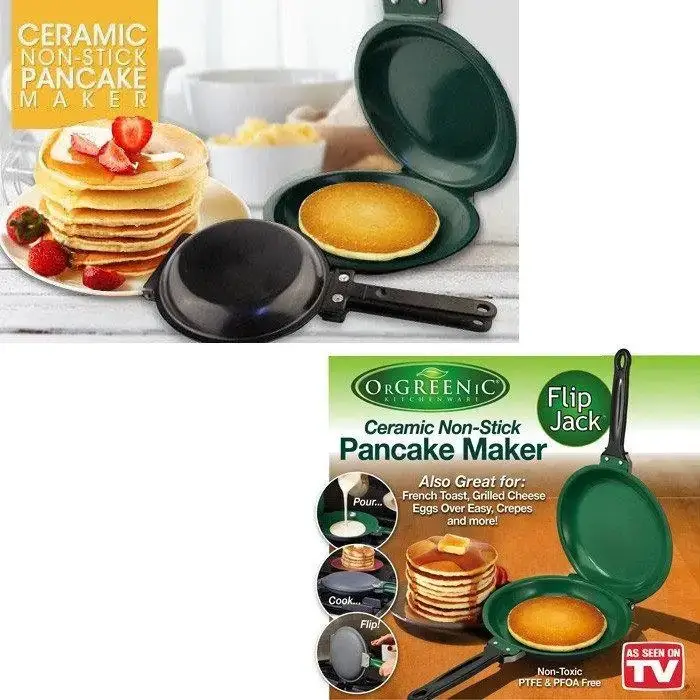 Сковорідка двостороння для приготування млинців Orgreenic Pancake Maker (21265113) - фото 3