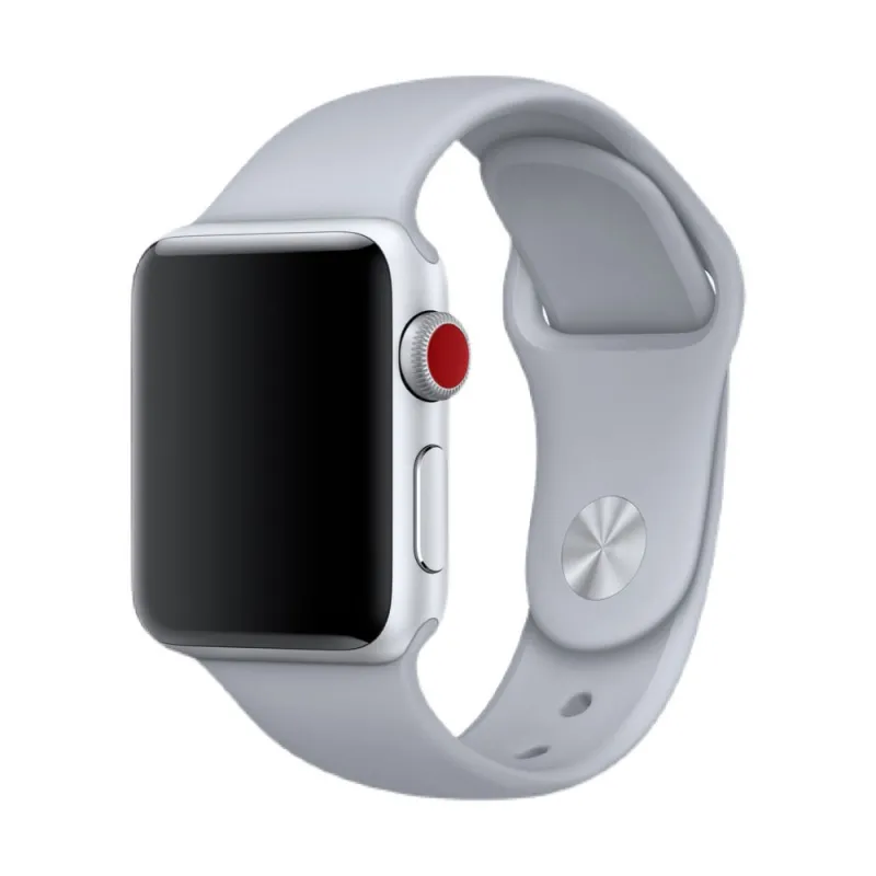Ремешок силиконовый Sport Band для Apple Watch 42/44/45/49 мм Mist Blue (212-00642) Ремешок силиконовый Sport Band для Apple Watch 42/44/45/49 мм Mist Blue (212-00642)