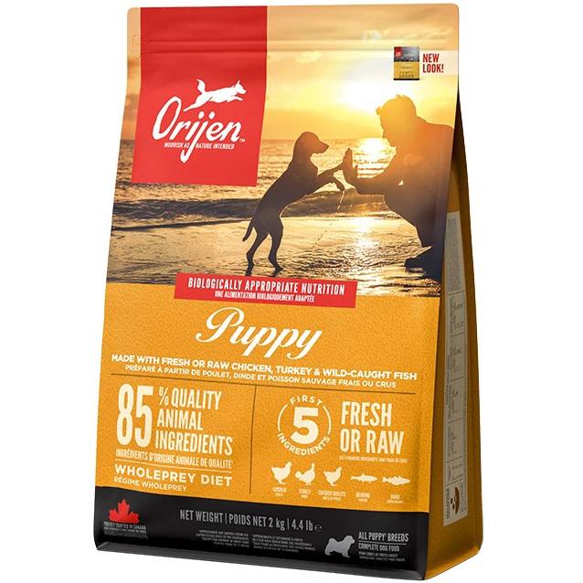 Корм сухий Orijen Puppy для цуценят всіх порід з куркою та індичкою 2 кг (o18020)