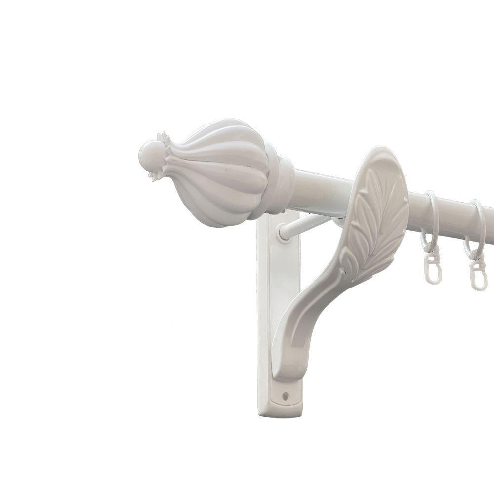 Карниз для штор Orvit Таджа однорядный гладкий 25 мм 300 см Белый (00-00010429)