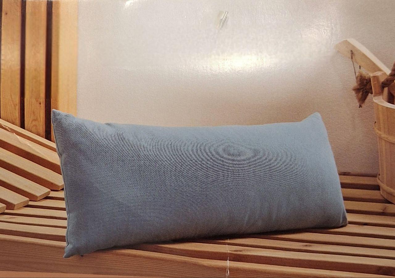 Подушка для бани и сауны Home Creation 20x45 см Джинсовый (2340)