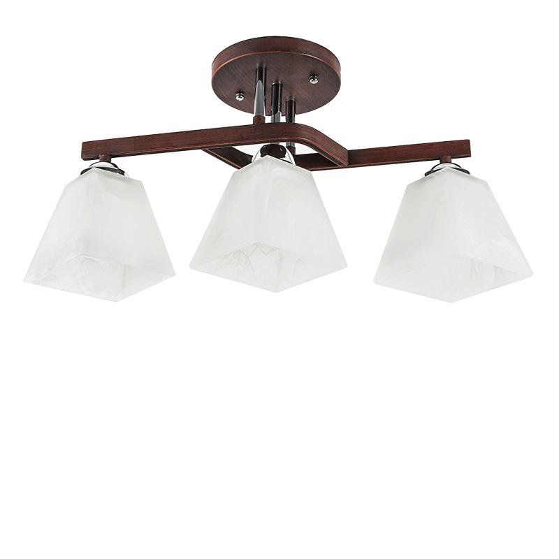 Люстра потолочная Light House SRS-16166/3 на три лампы Темно-красный