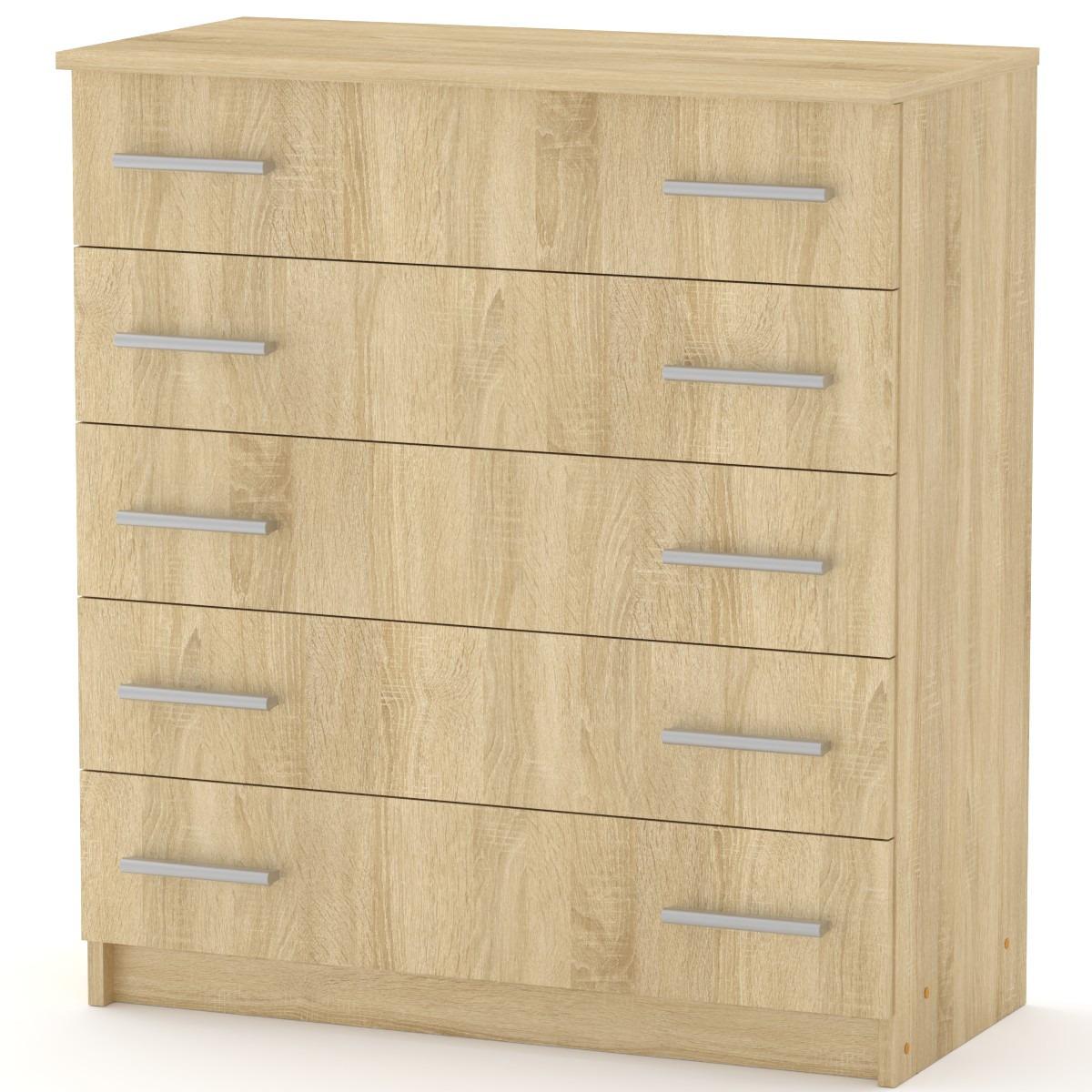 Комод Компаніт-5П Дуб сонома (432_komp_C_NM) - фото 1 Комод Компаніт-5П Дуб сонома (432_komp_C_NM) - фото 1