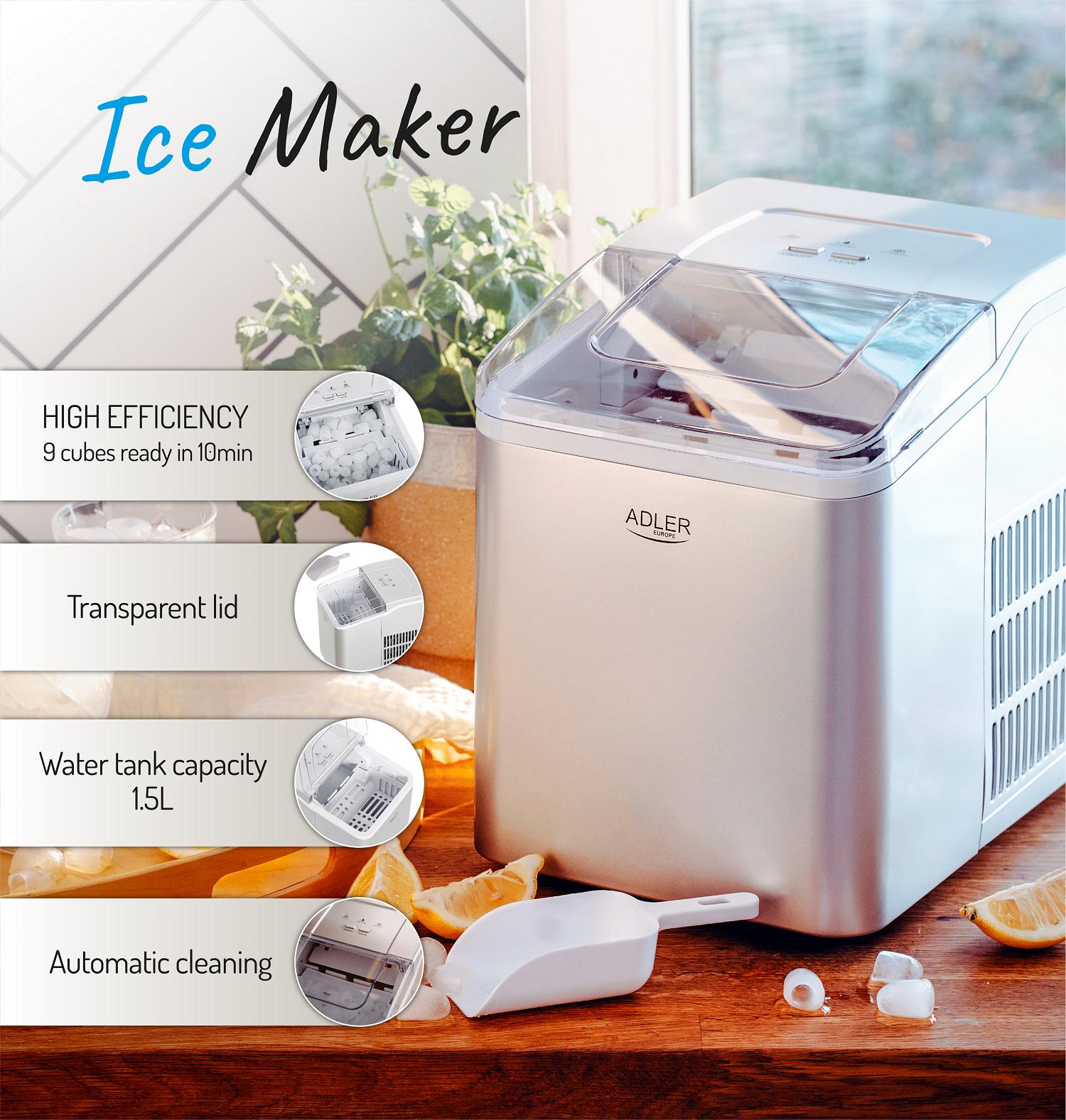 Льодогенератор Adler AD 8086 - фото 12 Льодогенератор Adler AD 8086 - фото 12