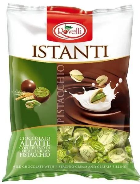 Конфеты Rovelli Istanti Pistacchio с фисташковым пралине 800 г