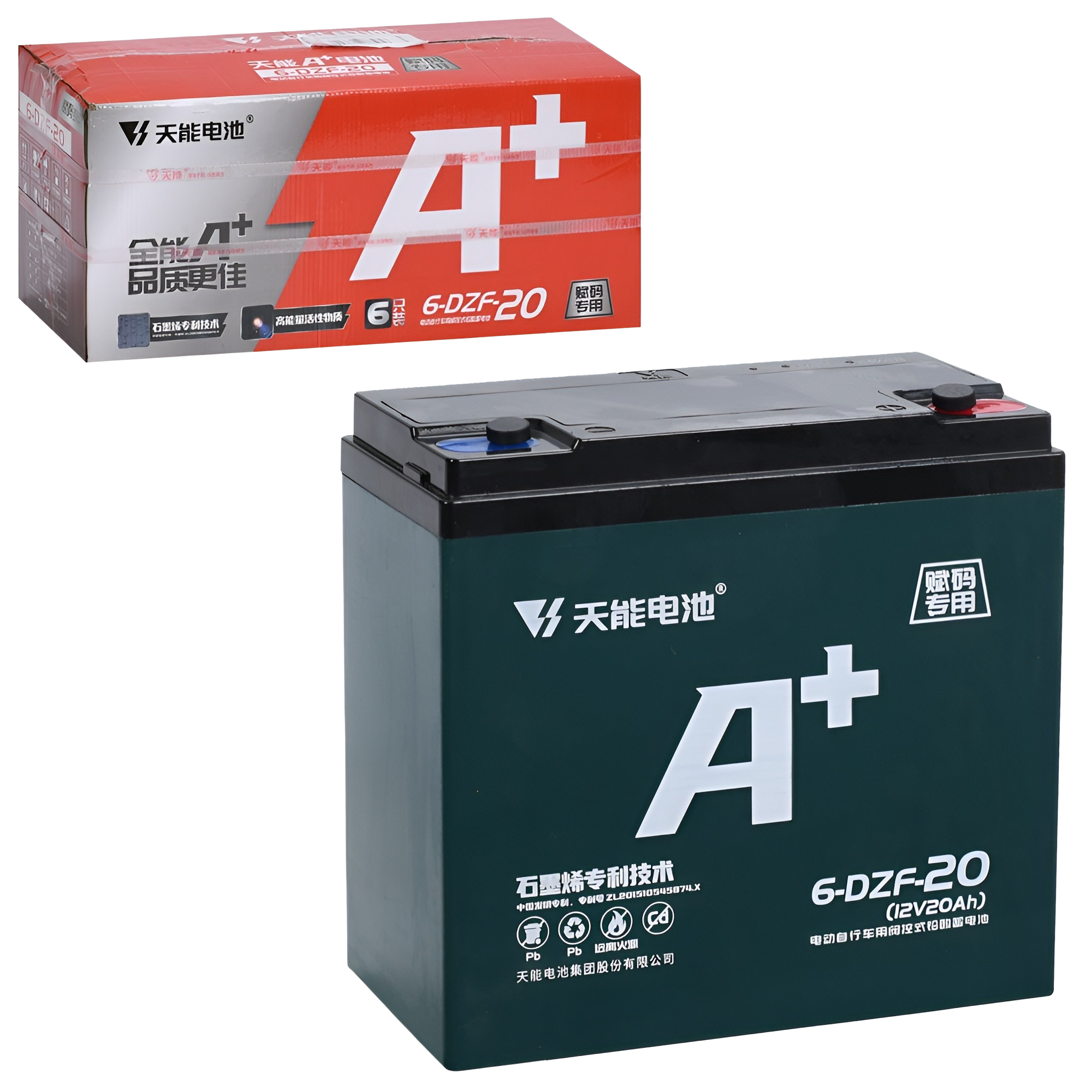 Аккумулятор тяговый для электроскутера Urban 6шт. в коробке (UB-Battery 72V/20AH)