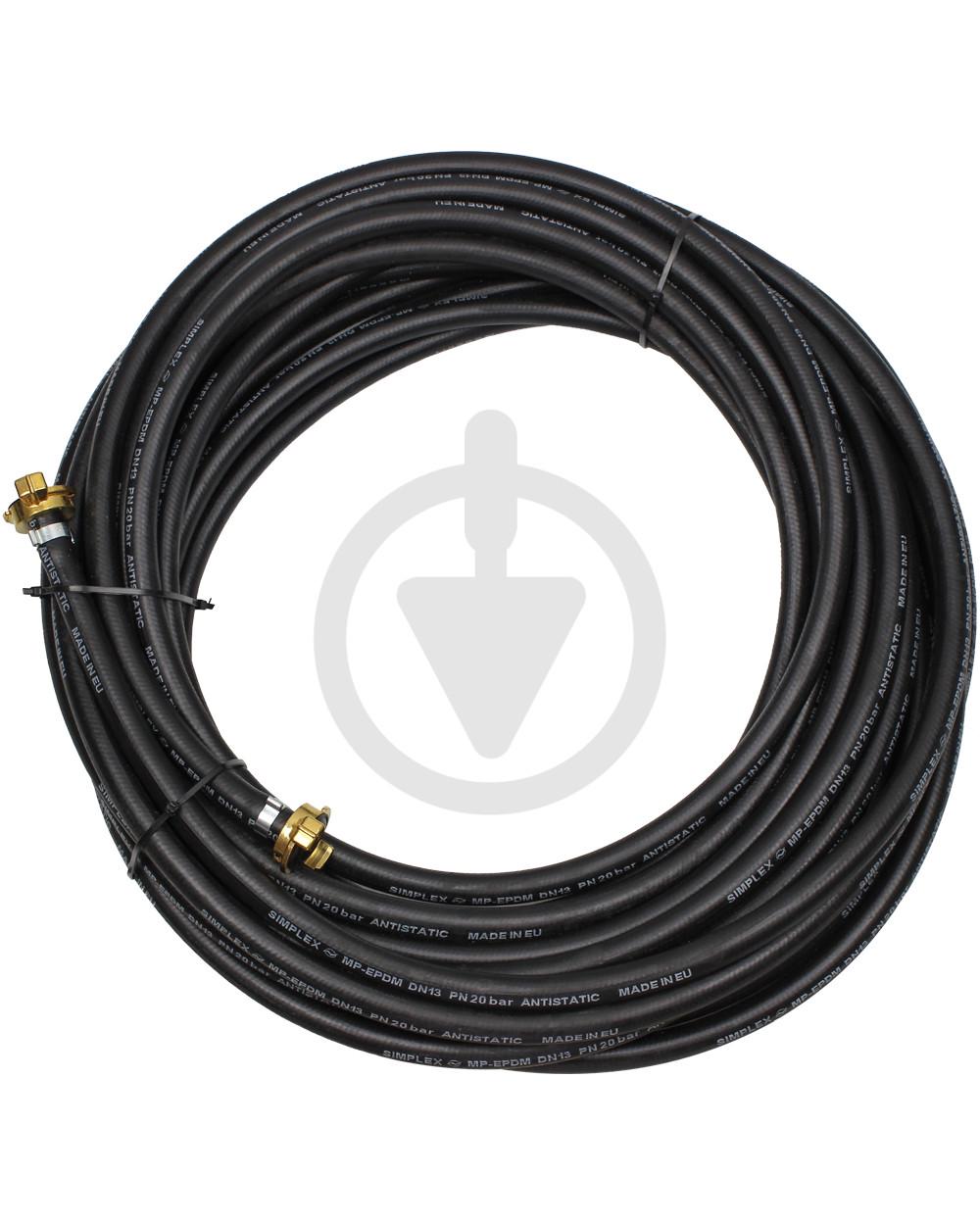 Шланг 1/2" повітряний Simplex з GEKA з'єднаннями 20 м Чорний (15262806)