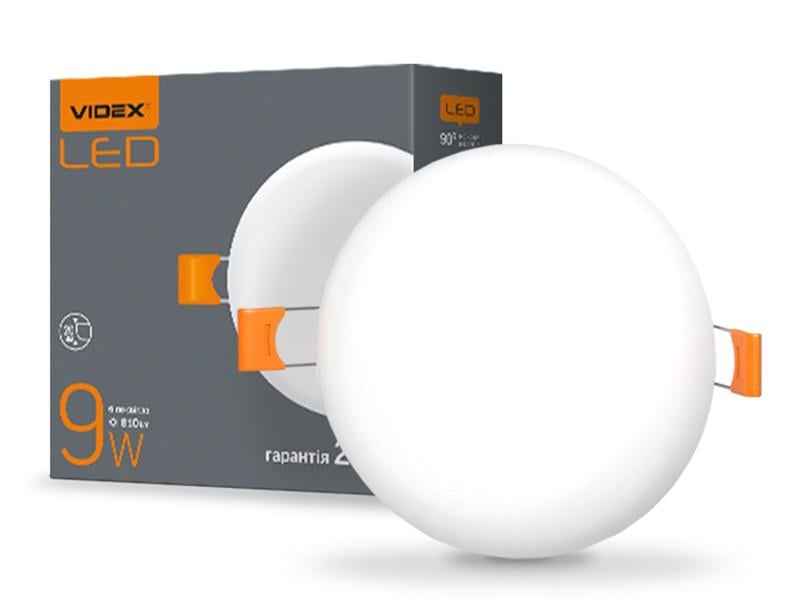 Светильник светодиодный врезной Videx VL-DLFR-094 круглый 9W 4100K IP20 (7338)