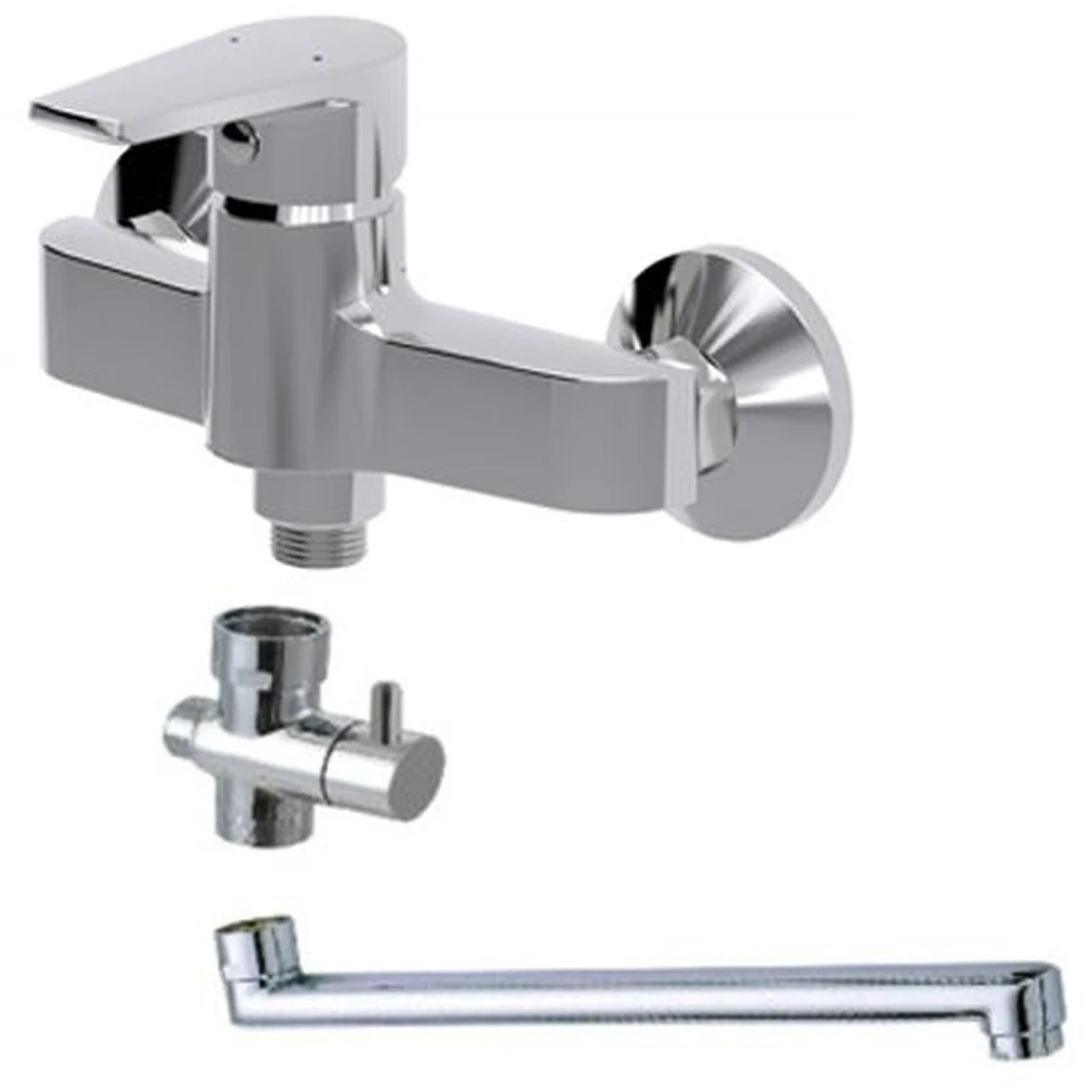 Змішувач для ванни та душу Cersanit VERO LONG SPOUT (1000000143)
