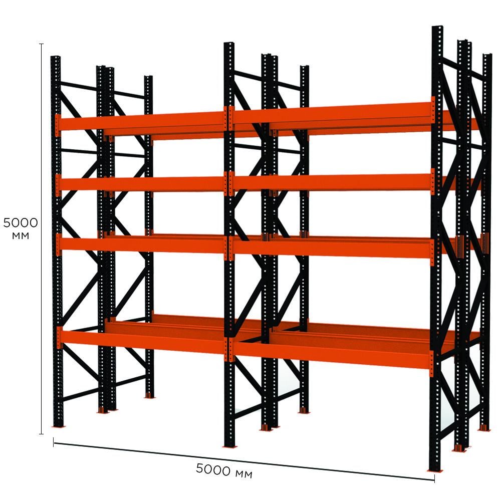 Стеллаж паллетный Emby PR-Super Heavy 5000x5000x2200 мм (1760523368) - фото 3