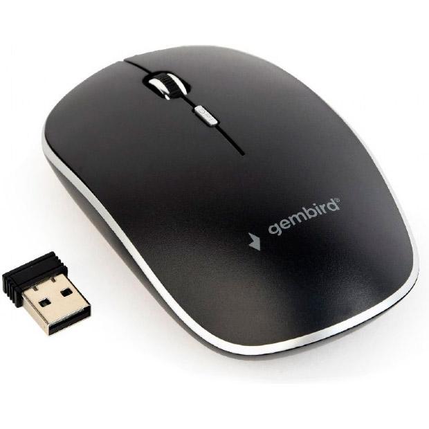 Миша бездротова Gembird MUSW-4BS-01 Wireless Black (135066)