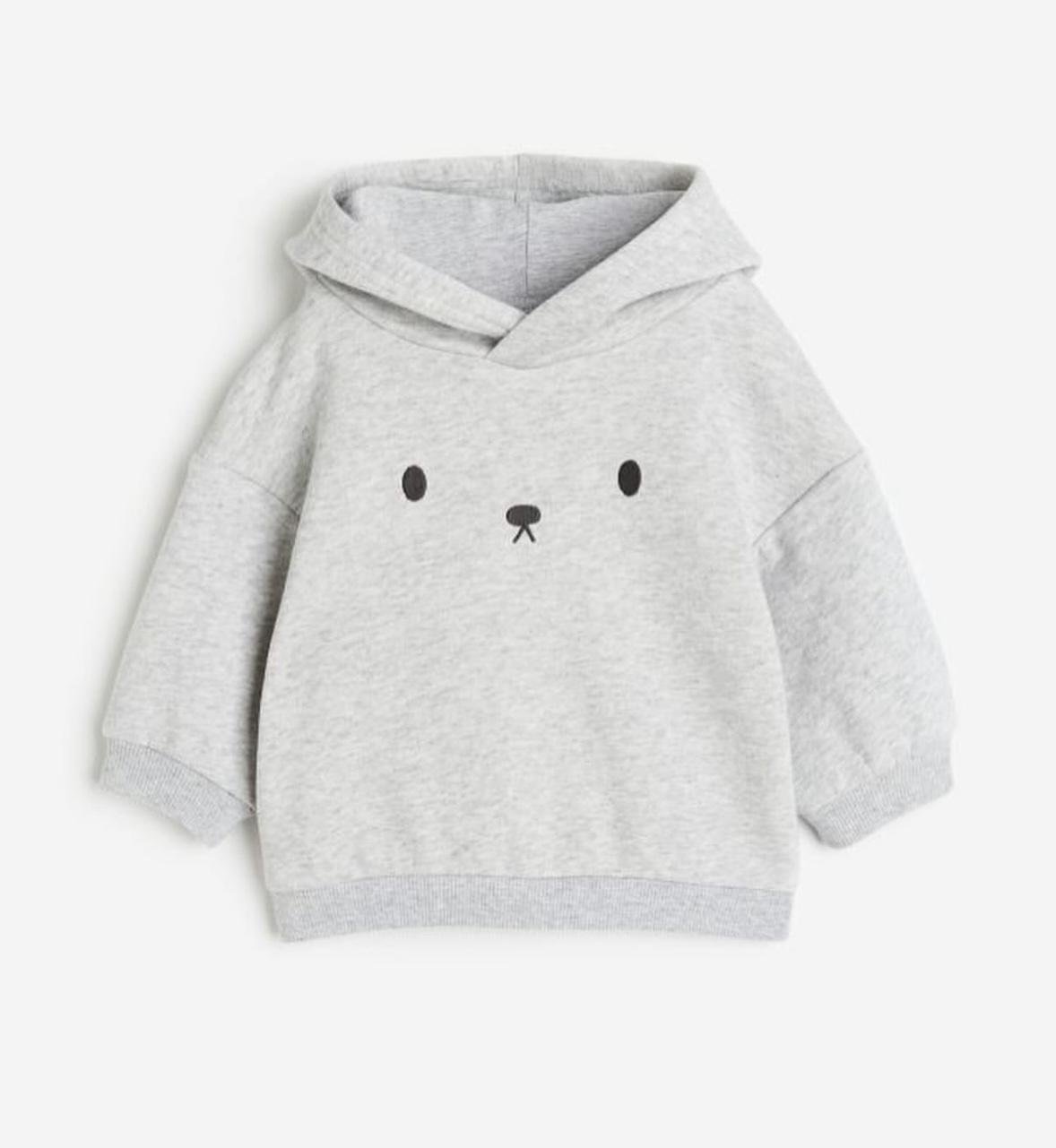 Худи детское утепленное H&M 86 см Серый (1180848)