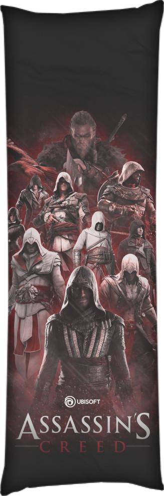 Подушка дакимакура Assassin's Creed 24 60x180 см (14098023)