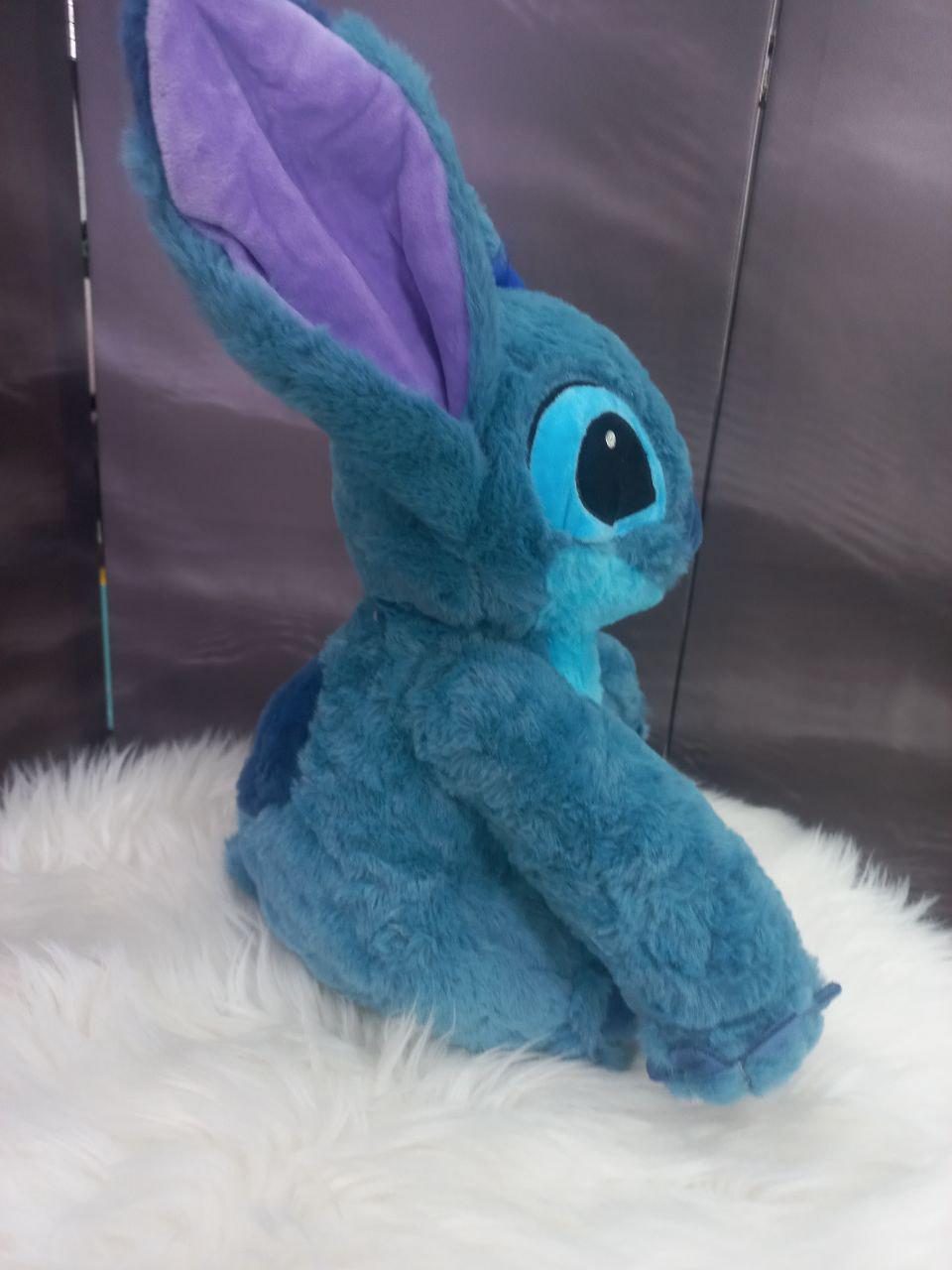 М'яка іграшка пухнастий Стіч з вушками персонажі Ліло та Стіч 40 см Синій (9061/40) - фото 3