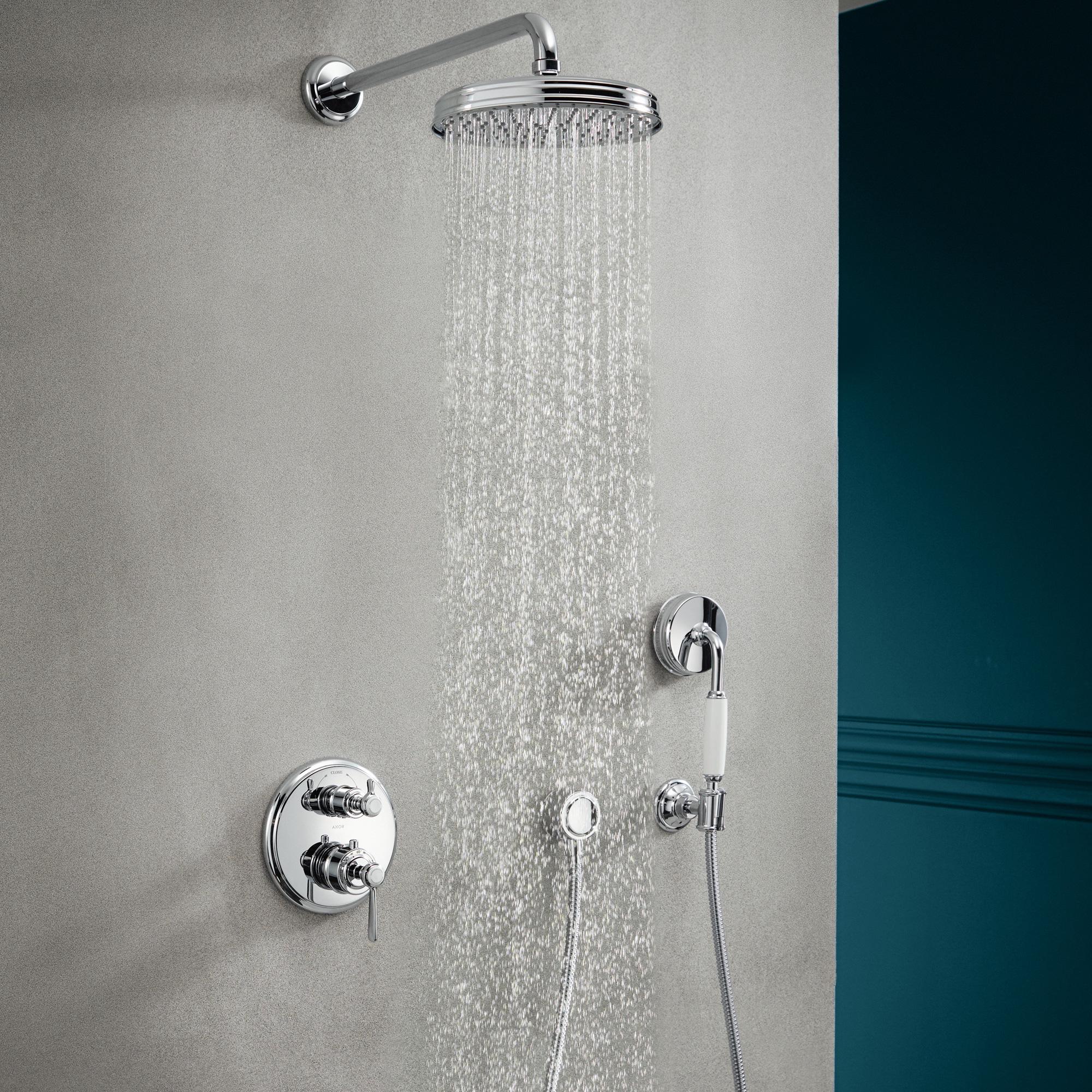 Душевая лейка Hansgrohe AXOR Montreux 16320000 однорежимная 106 мм Белый (143796) - фото 6