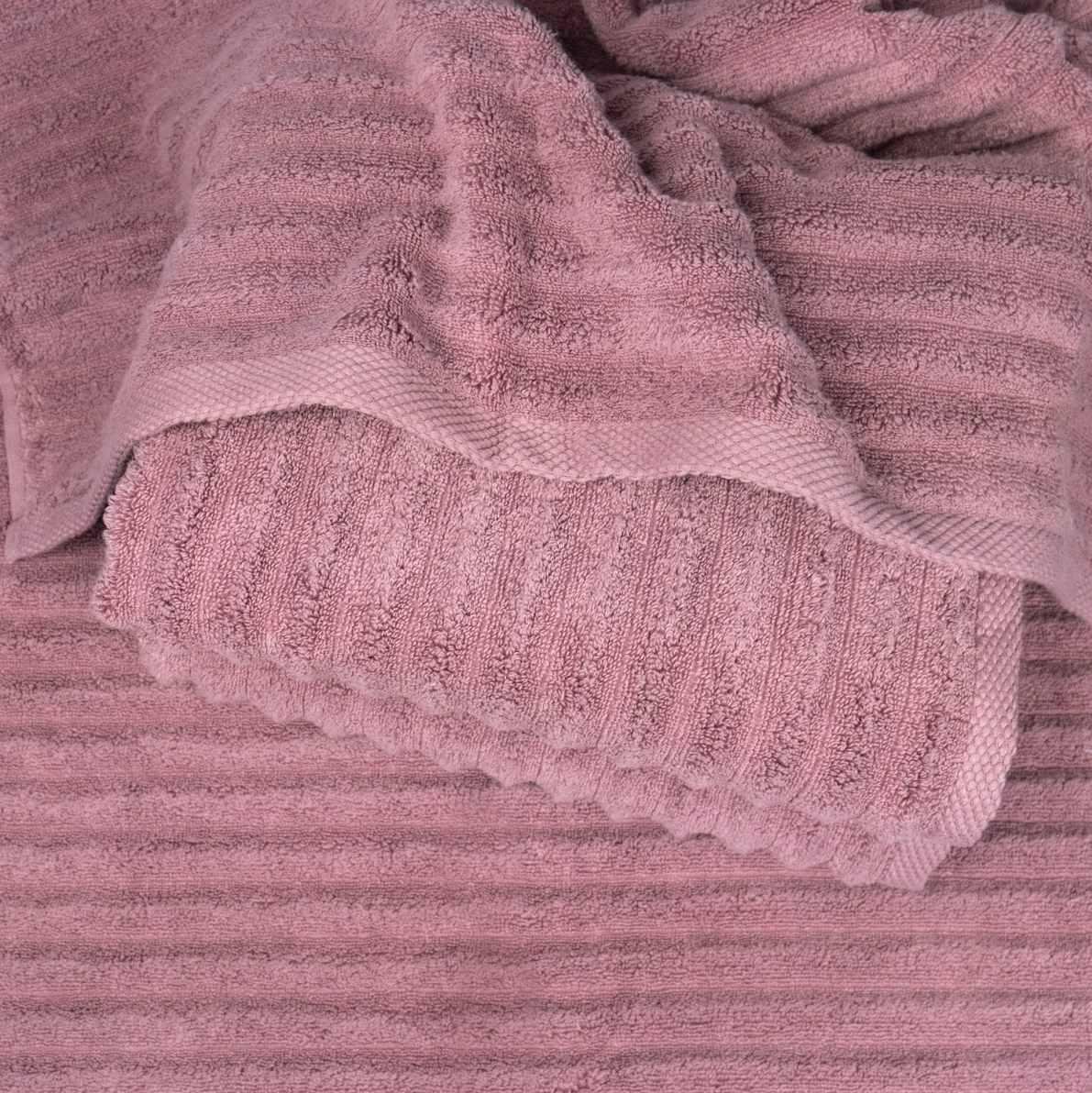 Полотенце банное GM Textile Зеро Твист 70x140 см Пудровый (550-150-zt-pudra) - фото 4