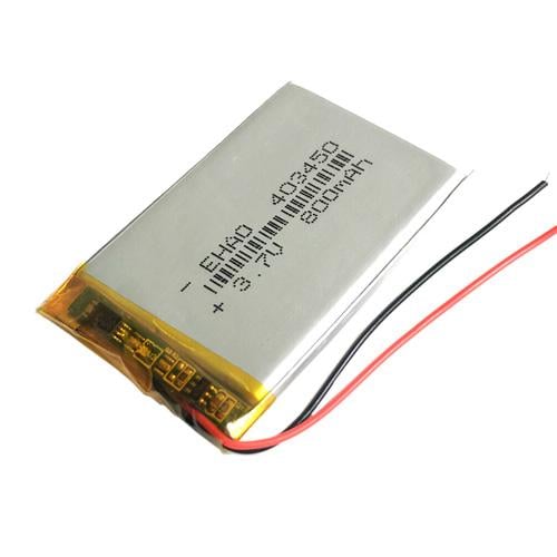 Аккумулятор 403450 Li-pol 3,7V 800 mAh для RC моделей DVR/GPS/MP3/MP4 (677057)