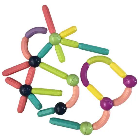 Конструктор магнитный 2SKY Magnetic Sticks 6 палочек 10 шаров Разноцветный (opt-104750)