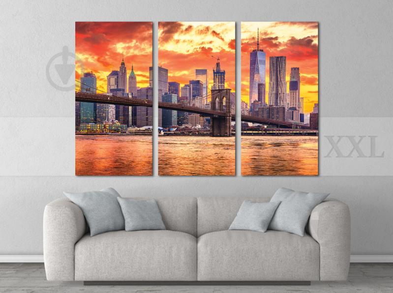 Модульна картина Poster-land Місто Світанок Art-92_XXL