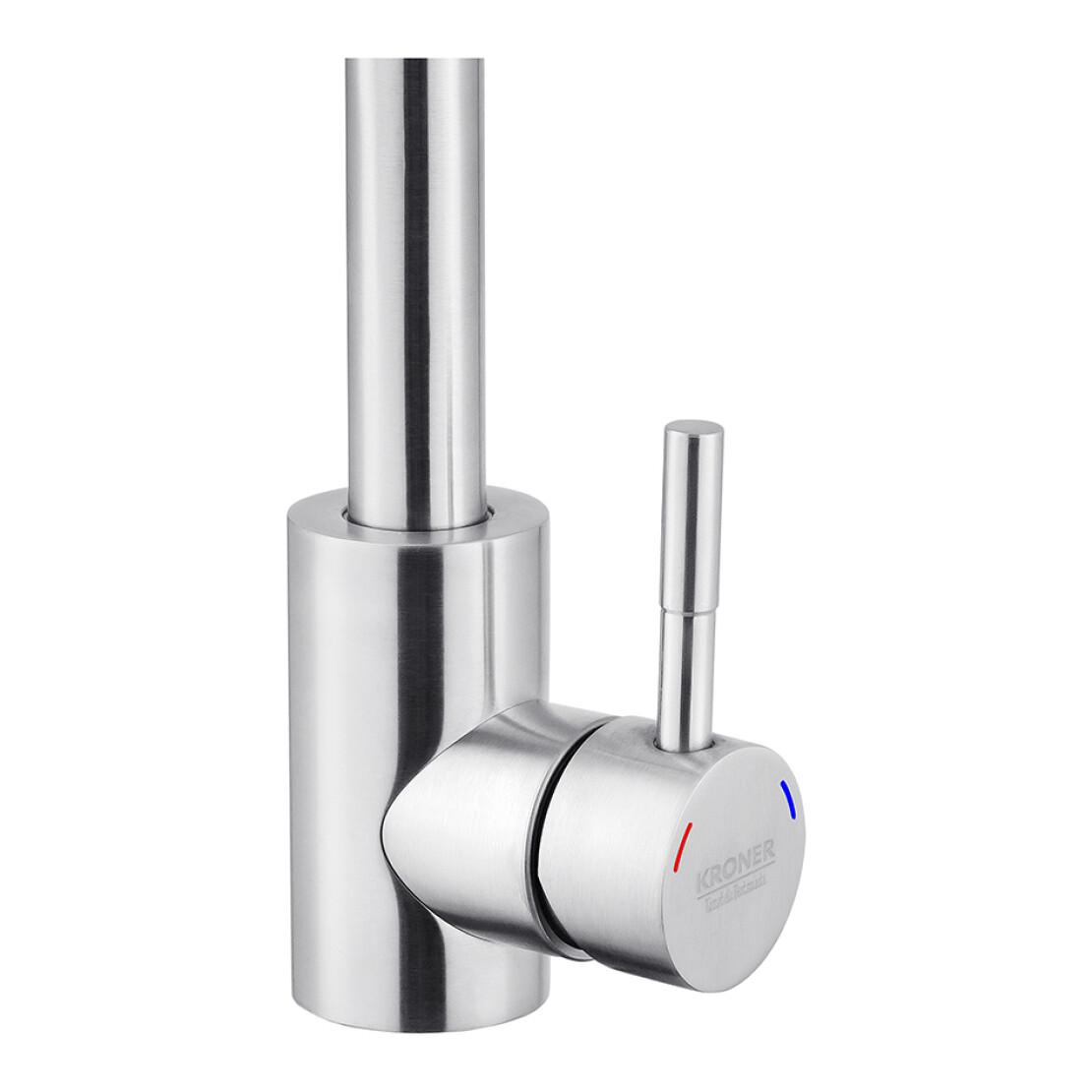 Смеситель для раковины с поворотным изливом Kroner KRP Edelstahl Klassisch ESG011 Нержавеющая сталь (CV022999) - фото 9 Смеситель для раковины с поворотным изливом Kroner KRP Edelstahl Klassisch ESG011 Нержавеющая сталь (CV022999) - фото 9