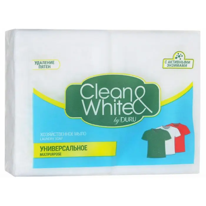 Господарське мило Duru Clean&White Універсальне 2х120 г (521875)