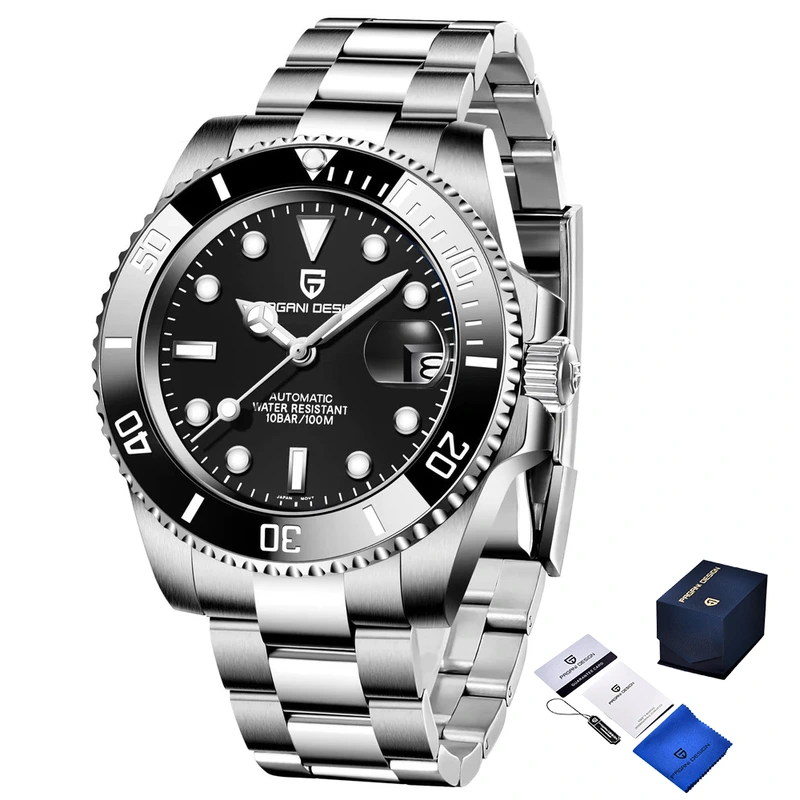 Наручные часы Pagani Design PD-1661 Silver/Black