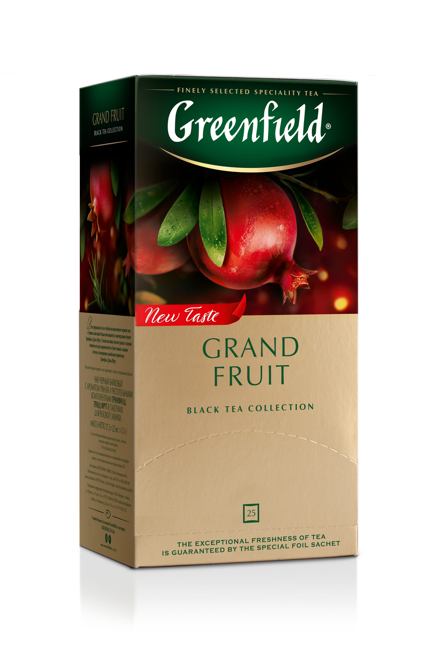 Чай Greenfield Grand Fruit чорний із гранатом 25 пакетиків (6532)