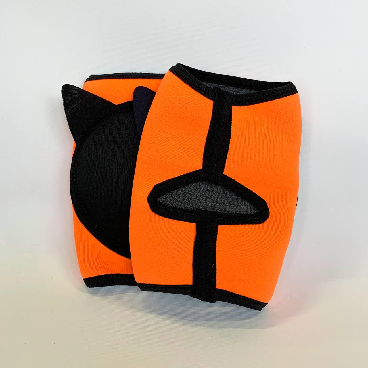 Наколенники для танцев и фитнесса Черно-оранжевый - фото 2 Наколенники для танцев и фитнесса Черно-оранжевый - фото 2