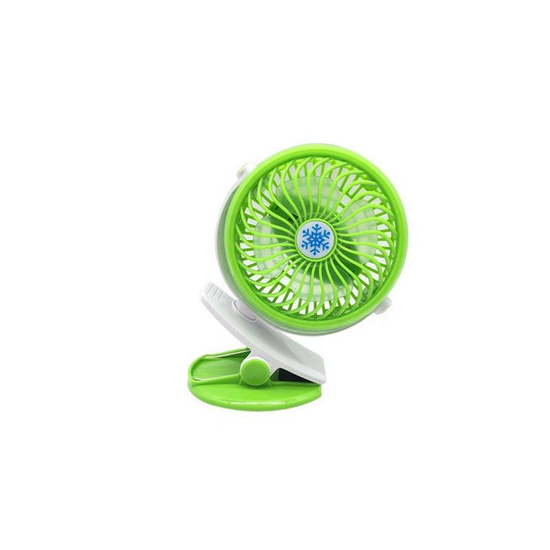Вентилятор настольный мини Remax F2 ML-F168 с прищепкой Зеленый (5d1b5ef68bbdeb005f4288f8)