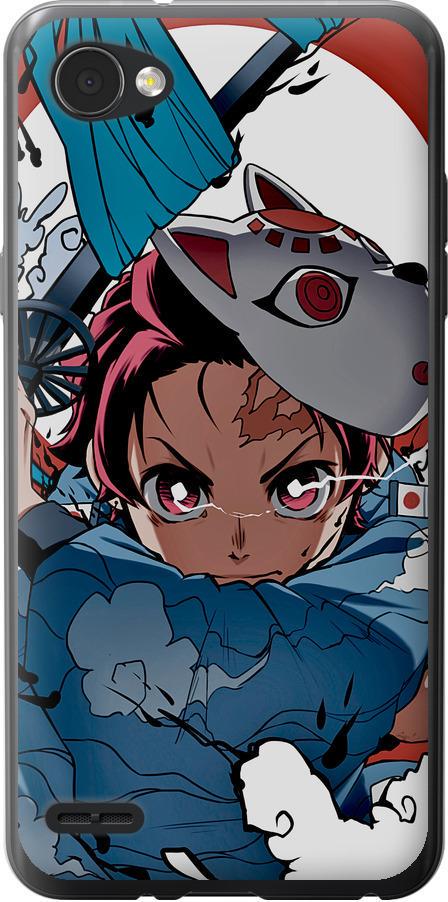 Чехол на LG Q6 Танджиро Камадо (5574u-1094-42517)