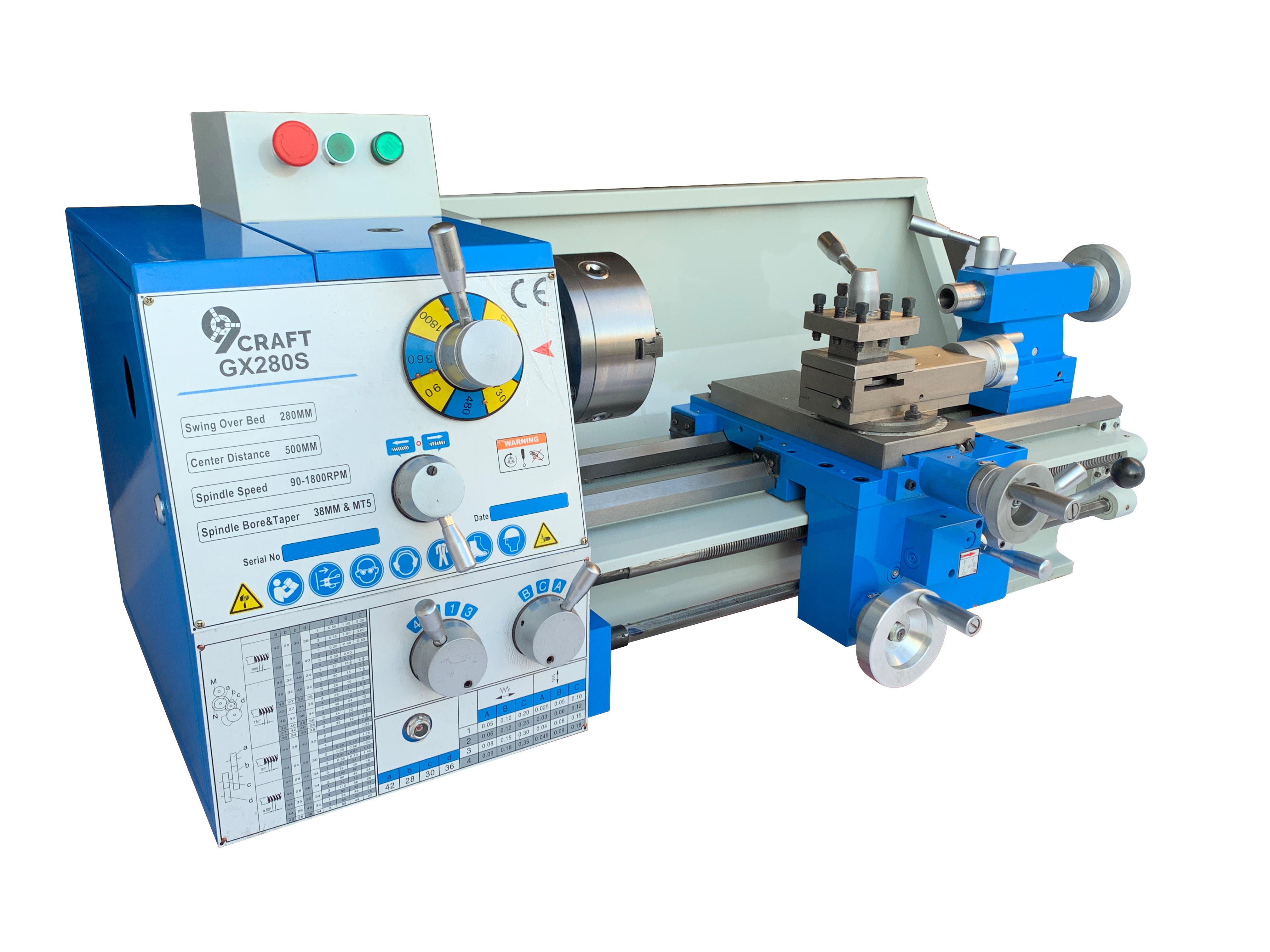 Станок настольный токарно-винторезный 9craft GX280S 280x500 1100 W