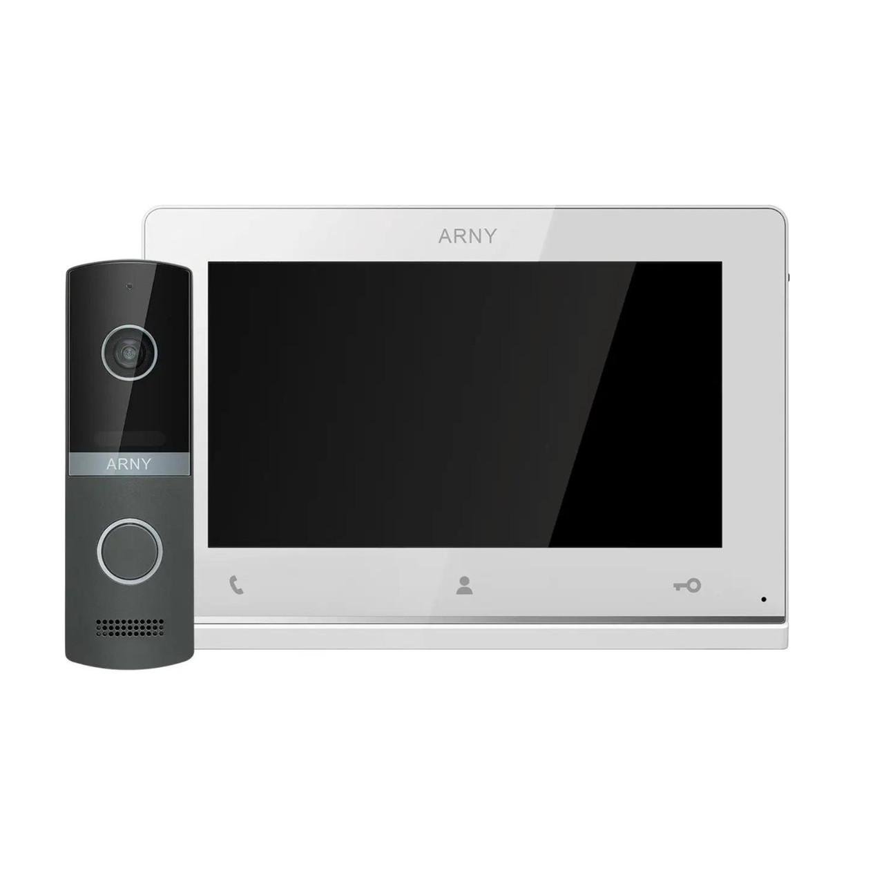 Комплект відеодомофону ARNY AVD-7123 White/Graphite