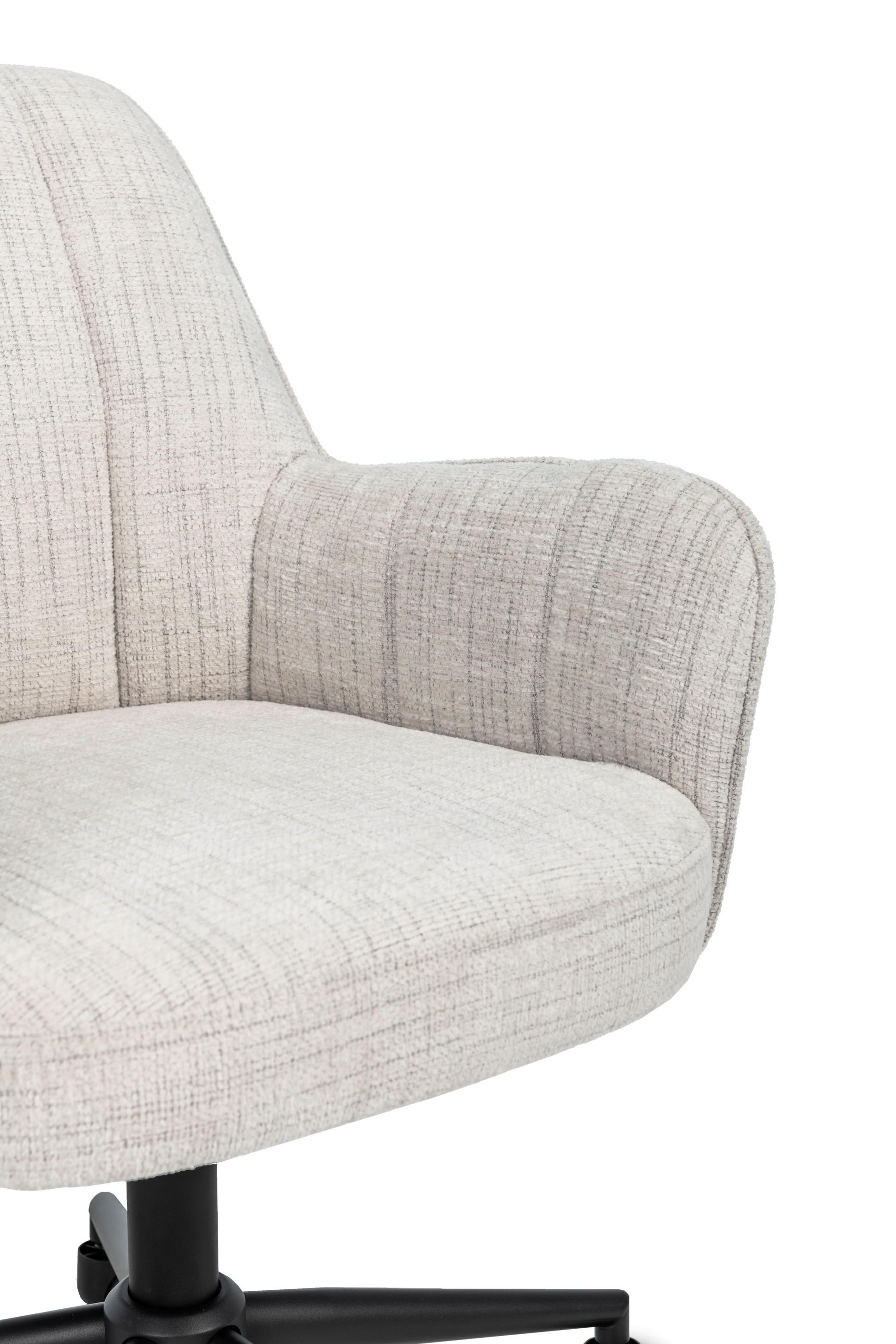 Кресло офисное O-10 Vetro Кремовый штиль/Черный (30585984) - фото 5