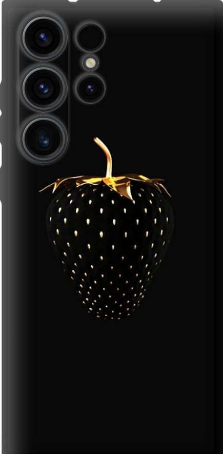 Чехол на Samsung Galaxy S23 Ultra Черная клубника (3585b-2906-42517)