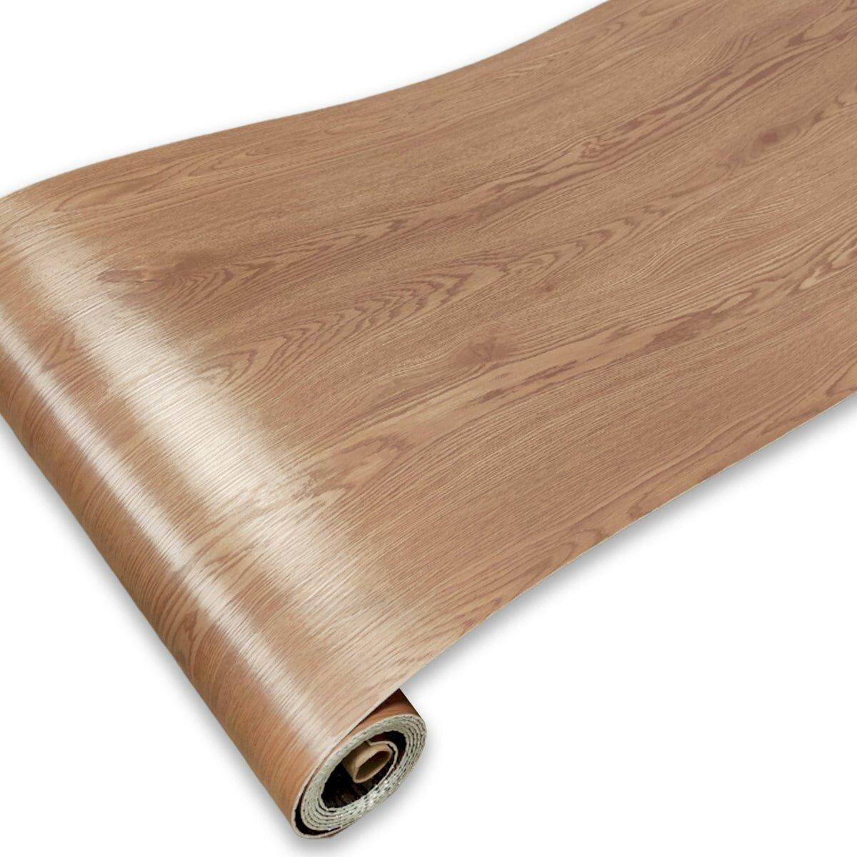 Плитка вінілова самоклейна в рулоні 3000x600x2 мм Коричневий (3DPanda-1176)