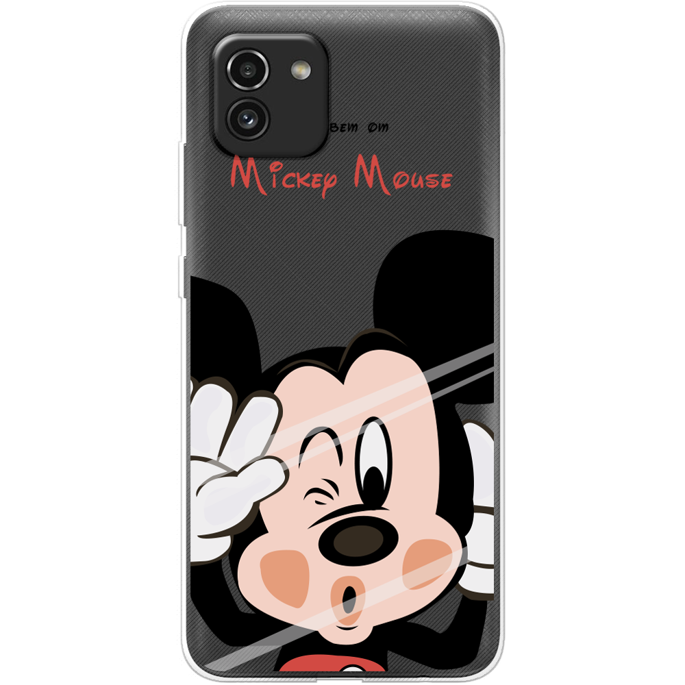 Чехол BoxFace Samsung Galaxy A03 (A035) Mister M Прозрачный силикон (44031-cc58-44031)