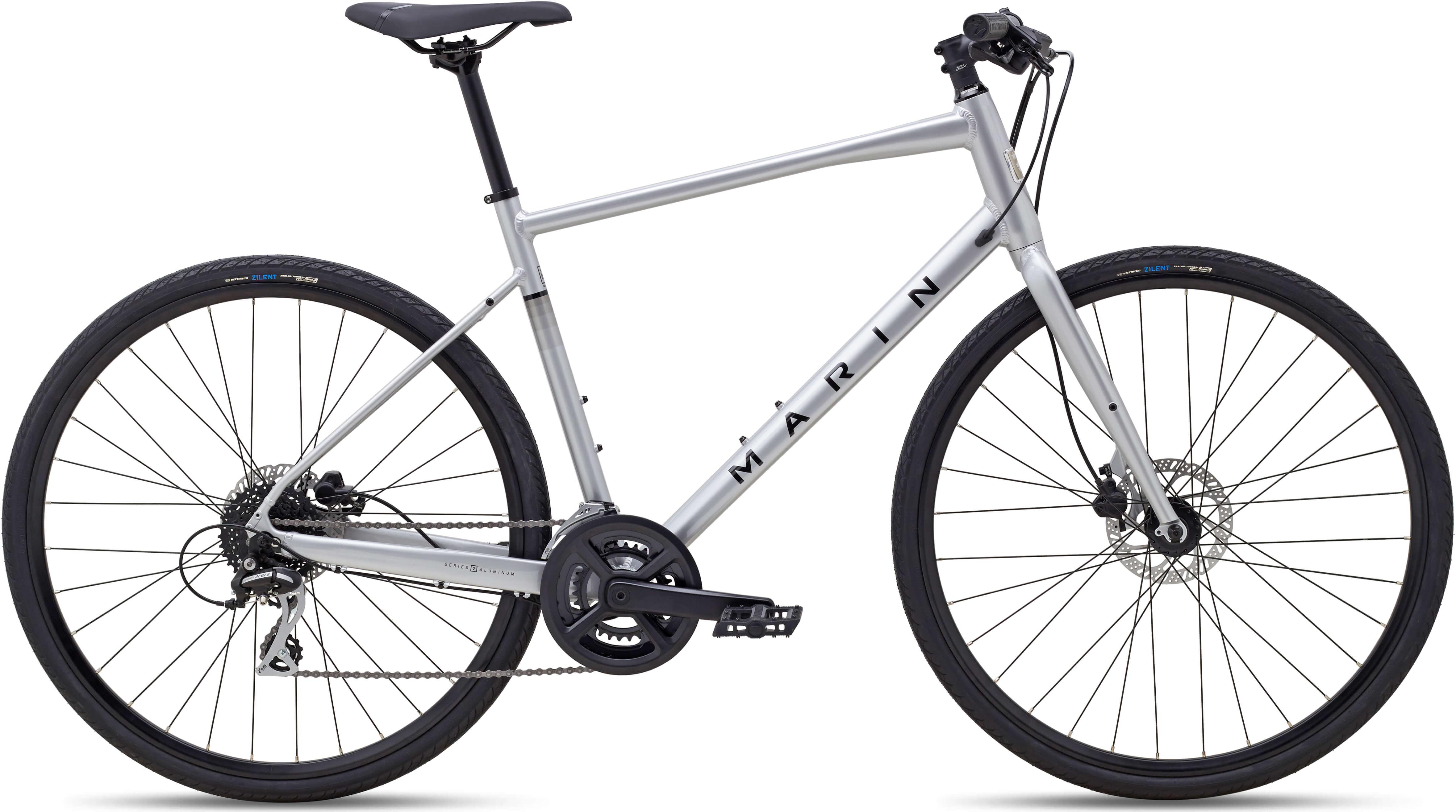 Велосипед MariN 28" Fairfax 2 рама M Gloss Silver/Black (A5)