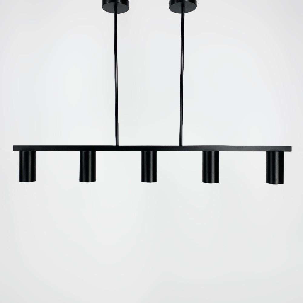 Люстра удлиненная Baliko с 5-ю спотами Черный (MJ 119/5 BK) Люстра удлиненная Baliko с 5-ю спотами Черный (MJ 119/5 BK)